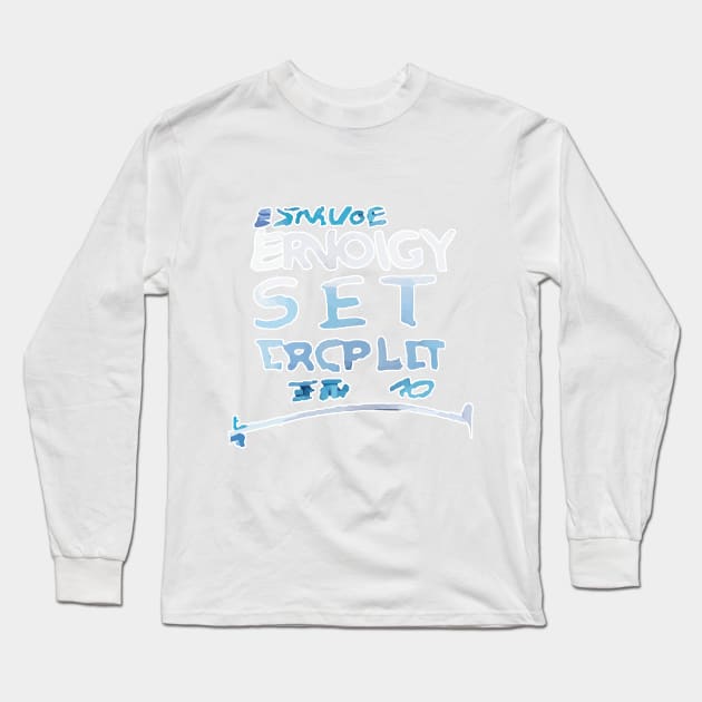 just text imagine design Long Sleeve T-Shirt by marklink